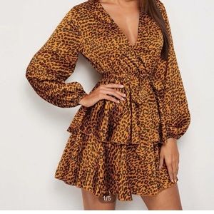Cheetah print dress